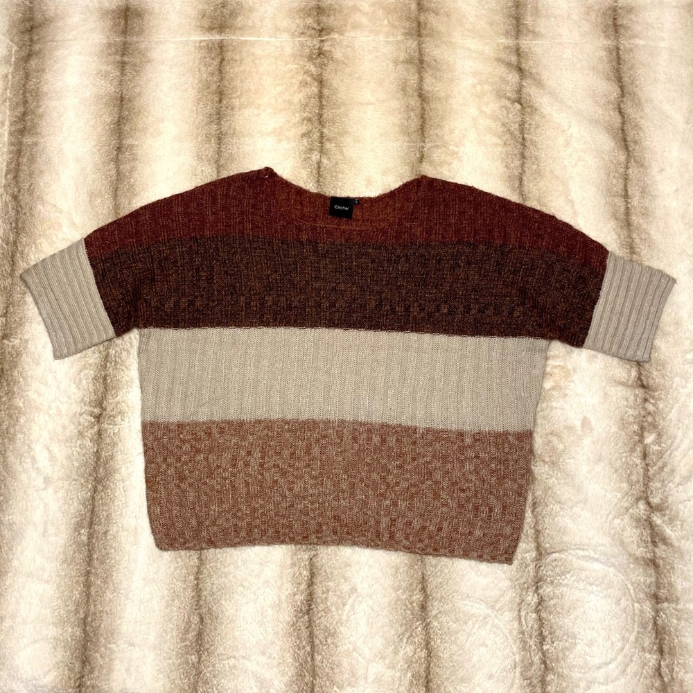 Cliche cropped sweater pullover